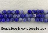 CAA1945 15.5 inches 14mm round banded agate gemstone beads