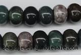 CAA195 15.5 inches 10*14mm rondelle indian agate beads wholesale