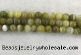 CAA1955 15.5 inches 14mm round banded agate gemstone beads