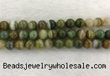 CAA1975 15.5 inches 14mm round banded agate gemstone beads