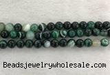 CAA2013 15.5 inches 10mm round banded agate gemstone beads