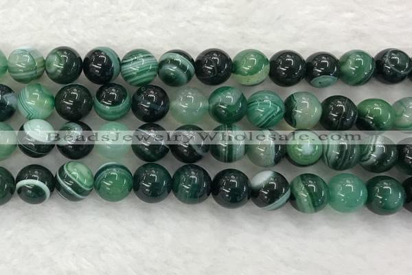 CAA2026 15.5 inches 16mm round banded agate gemstone beads