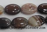 CAA211 15.5 inches 13*18mm oval madagascar agate beads