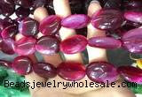 CAA2181 15.5 inches 18*25mm oval banded agate beads wholesale