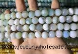 CAA2242 15.5 inches 10mm faceted round banded agate beads