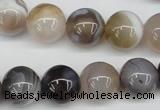 CAA227 15.5 inches 14mm round botswana agate gemstone beads