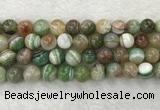 CAA2306 15.5 inches 16mm round banded agate gemstone beads