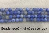 CAA2334 15.5 inches 10mm round banded agate gemstone beads