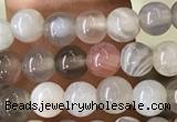 CAA2378 15.5 inches 4mm round Botswana agate beads wholesale