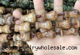 CAA2677 15.5 inches 15*23mm - 16*28mm vase-shaped tibetan agate dzi beads