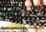 CAA3093 15 inches 10mm faceted round fire crackle agate beads wholesale