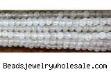 CAA3290 15 inches 6mm faceted round agate beads wholesale