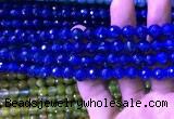 CAA3336 15 inches 8mm faceted round agate beads wholesale