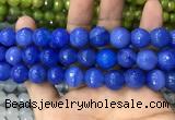 CAA3409 15 inches 12mm faceted round agate beads wholesale