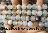 CAA3600 15.5 inches 12mm round dendritic agate beads wholesale