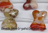 CAA3613 15.5 inches 18*25mm - 20*30mm bone sakura agate beads