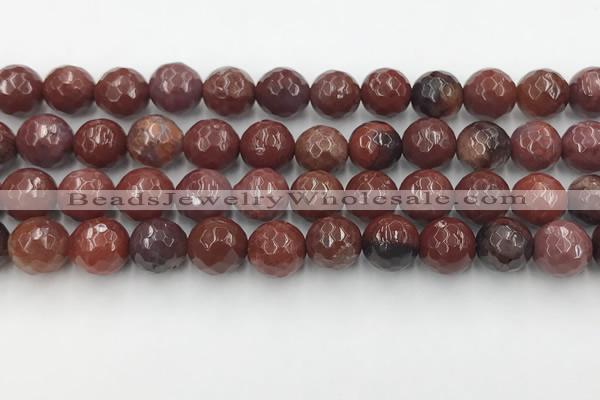 CAA3631 15.5 inches 10mm faceted round Portuguese agate beads