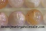 CAA3645 15.5 inches 10mm round sakura agate beads wholesale