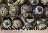 CAA3848 15 inches 6mm round tibetan agate beads wholesale