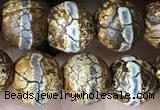 CAA3872 15 inches 8mm round tibetan agate beads wholesale