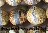 CAA3891 15 inches 10mm round tibetan agate beads wholesale