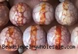 CAA3932 15 inches 8mm round tibetan agate beads wholesale