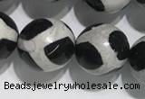 CAA3987 15 inches 10mm round tibetan agate beads wholesale