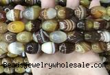 CAA4161 15.5 inches 13*18mm rice line agate beads wholesale