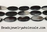 CAA4349 15.5 inches 20*40mm oval agate druzy geode beads