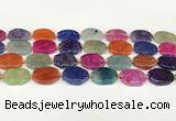 CAA4495 15.5 inches 15*20mm octagonal dragon veins agate beads