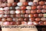 CAA4568 15.5 inches 8*12mm - 9*14mm rice south red agate beads