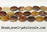 CAA4677 15.5 inches 18*25mm oval banded agate beads wholesale