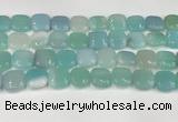 CAA4745 15.5 inches 14*14mm square banded agate beads wholesale