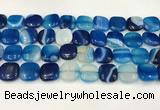 CAA4754 15.5 inches 16*16mm square banded agate beads wholesale