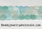 CAA4761 15.5 inches 18*18mm square banded agate beads wholesale