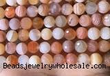 CAA4857 15.5 inches 10mm faceted round botswana agate beads