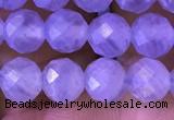 CAA5005 15.5 inches 6mm faceted round blue lace agate beads