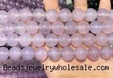 CAA5085 15.5 inches 14mm round purple agate beads wholesale