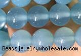 CAA5091 15.5 inches 6mm round sea blue agate beads wholesale