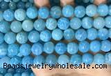 CAA5145 15.5 inches 12mm round dragon veins agate beads wholesale