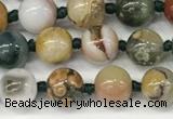 CAA5340 15.5 inches 6mm round ocean agate gemstone beads