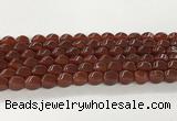 CAA5364 15.5 inches 8*12mm twisted rice agate gemstone beads