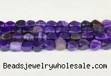 CAA5370 15.5 inches 10*12mm - 11*16mm faceted nuggets agate beads