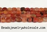 CAA5373 15.5 inches 10*12mm - 11*16mm faceted nuggets agate beads