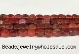 CAA5374 15.5 inches 10*12mm - 11*16mm faceted nuggets agate beads