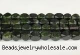 CAA5377 15.5 inches 10*12mm - 11*16mm faceted nuggets agate beads