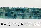 CAA5383 15.5 inches 6*7mm - 8*8mm nuggets agate gemstone beads