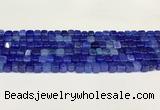 CAA5384 15.5 inches 6*7mm - 8*8mm nuggets agate gemstone beads