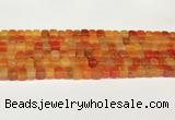 CAA5388 15.5 inches 6*7mm - 8*8mm nuggets agate gemstone beads