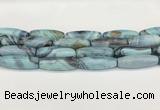 CAA5397 15.5 inches 13*40mm rice agate gemstone beads